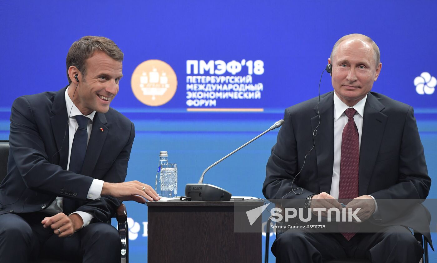 President Putin attends 2018 St. Petersburg International Economic Forum