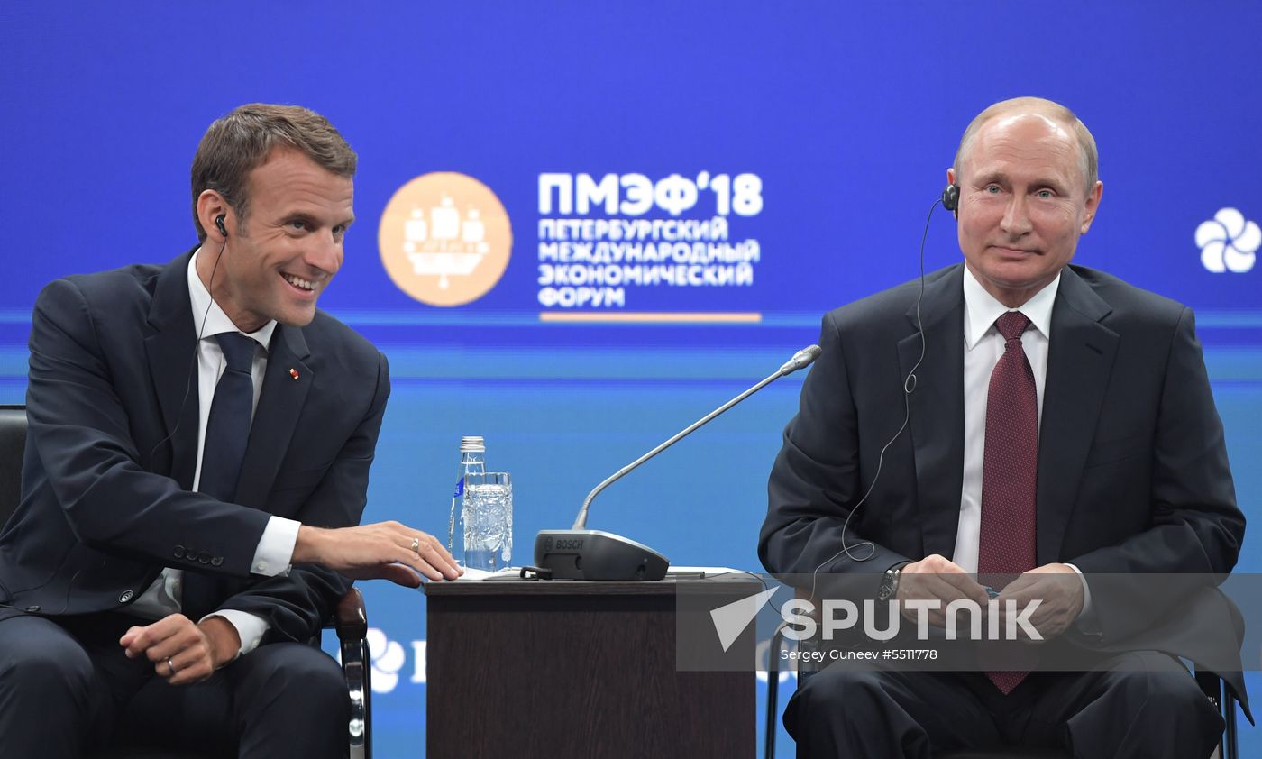 President Putin attends 2018 St. Petersburg International Economic Forum