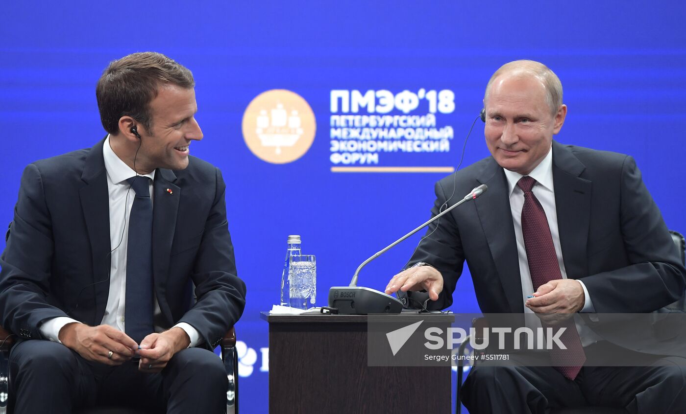 President Putin attends 2018 St. Petersburg International Economic Forum