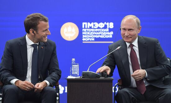 President Putin attends 2018 St. Petersburg International Economic Forum