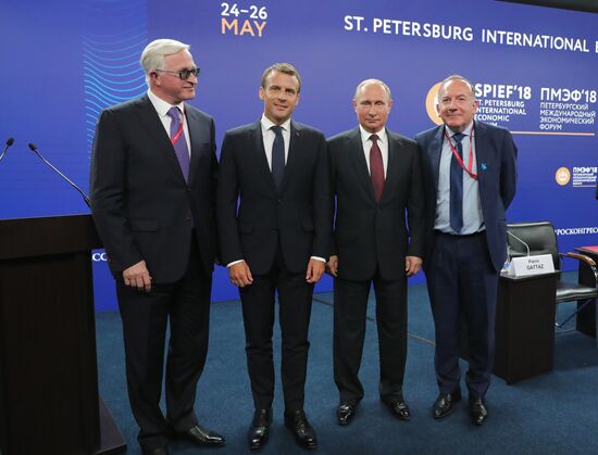 President Putin attends 2018 St. Petersburg International Economic Forum