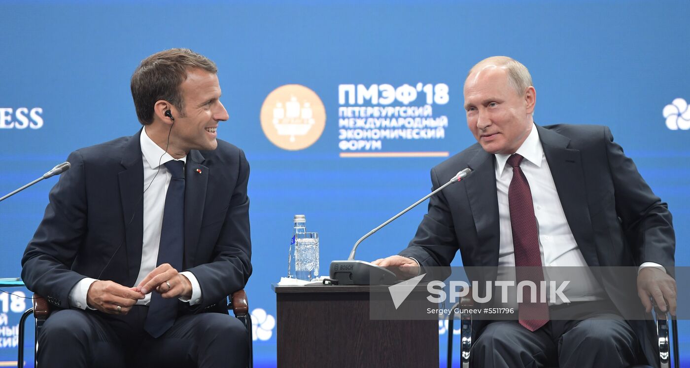 President Putin attends 2018 St. Petersburg International Economic Forum