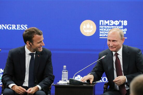 President Putin attends 2018 St. Petersburg International Economic Forum