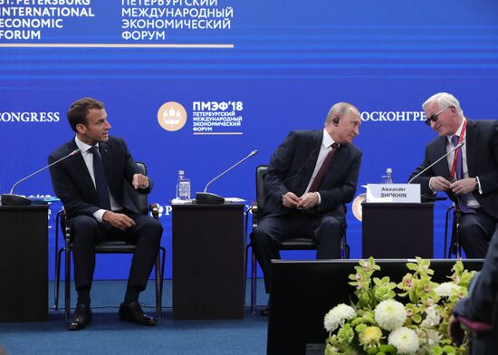 President Putin attends 2018 St. Petersburg International Economic Forum