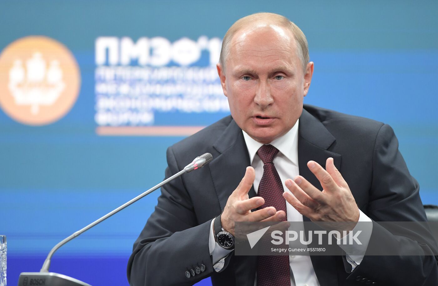 President Putin attends 2018 St. Petersburg International Economic Forum