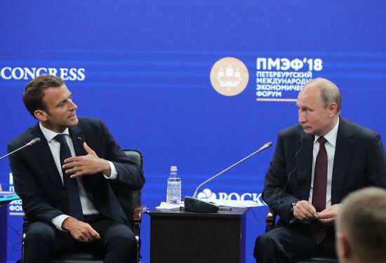President Putin attends 2018 St. Petersburg International Economic Forum