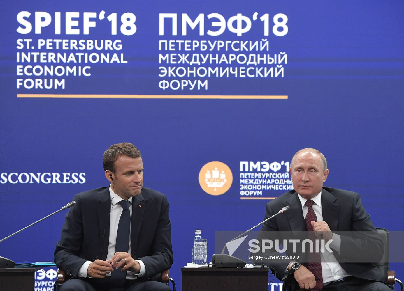 President Putin attends 2018 St. Petersburg International Economic Forum