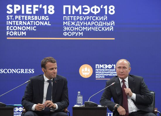 President Putin attends 2018 St. Petersburg International Economic Forum