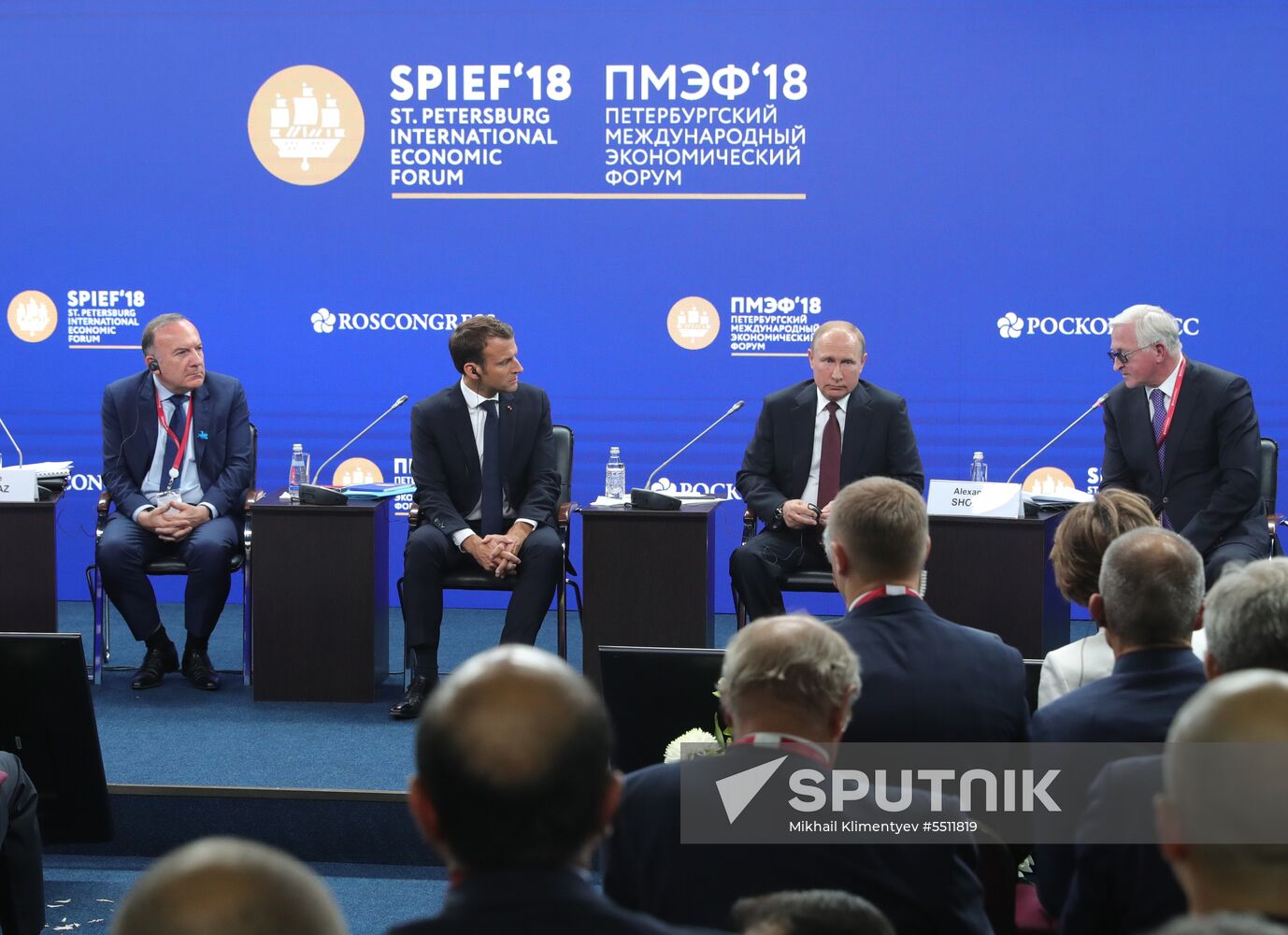 President Putin attends 2018 St. Petersburg International Economic Forum
