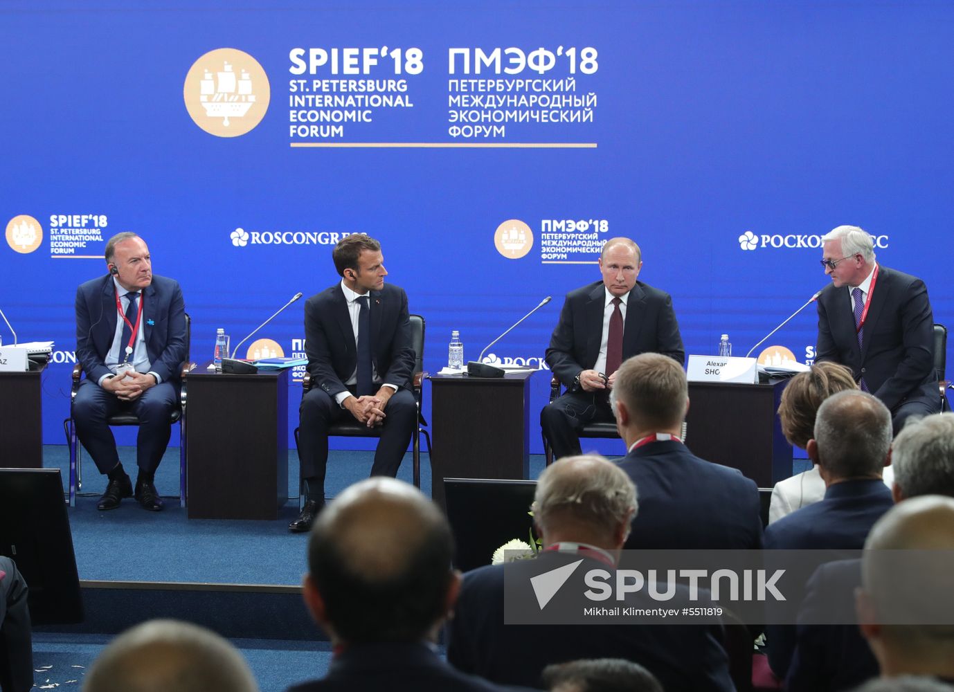 President Putin attends 2018 St. Petersburg International Economic Forum