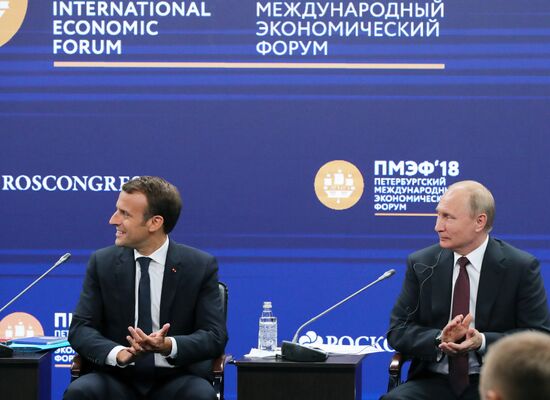 President Putin attends 2018 St. Petersburg International Economic Forum