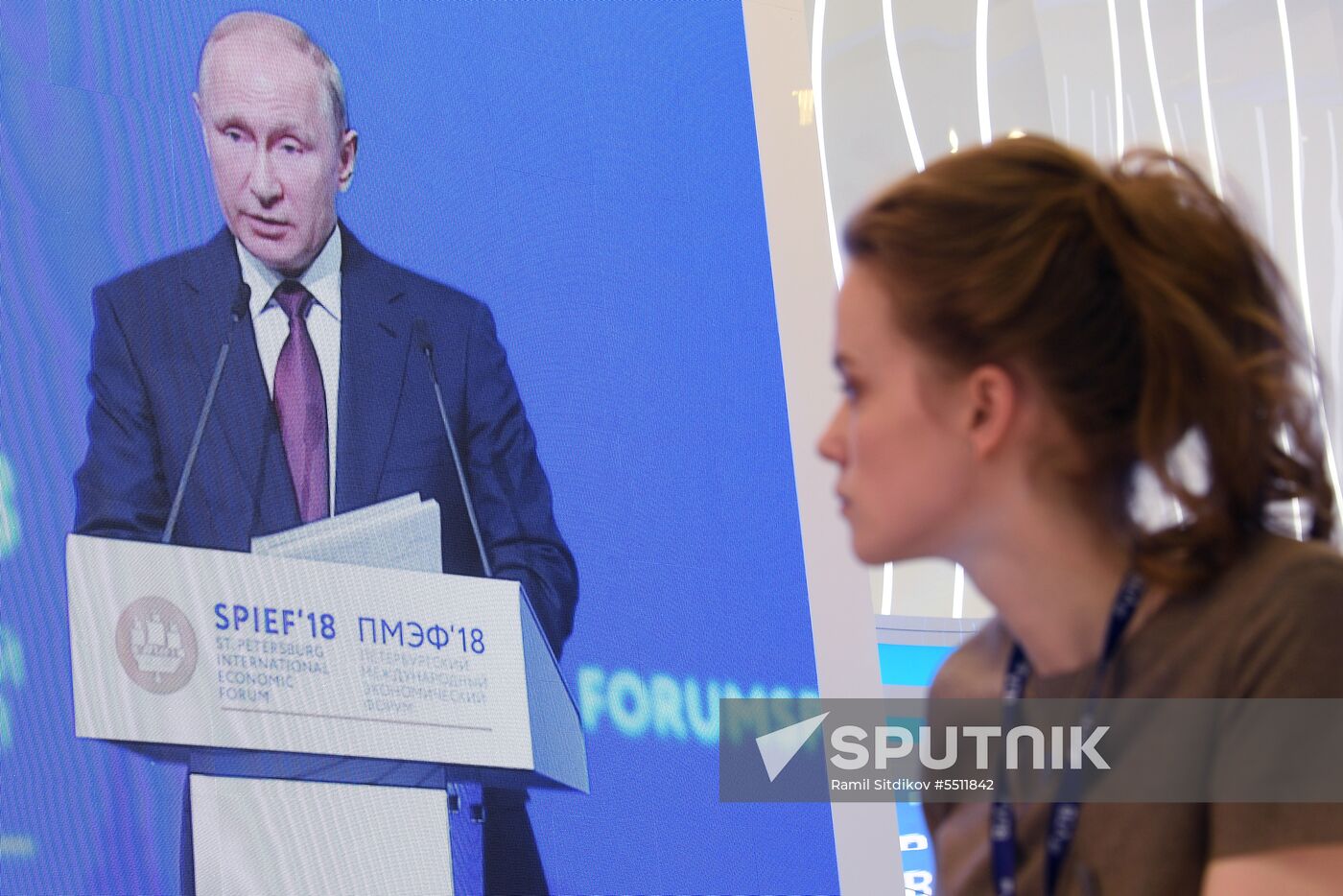 St. Petersburg International Economic Forum. Day two