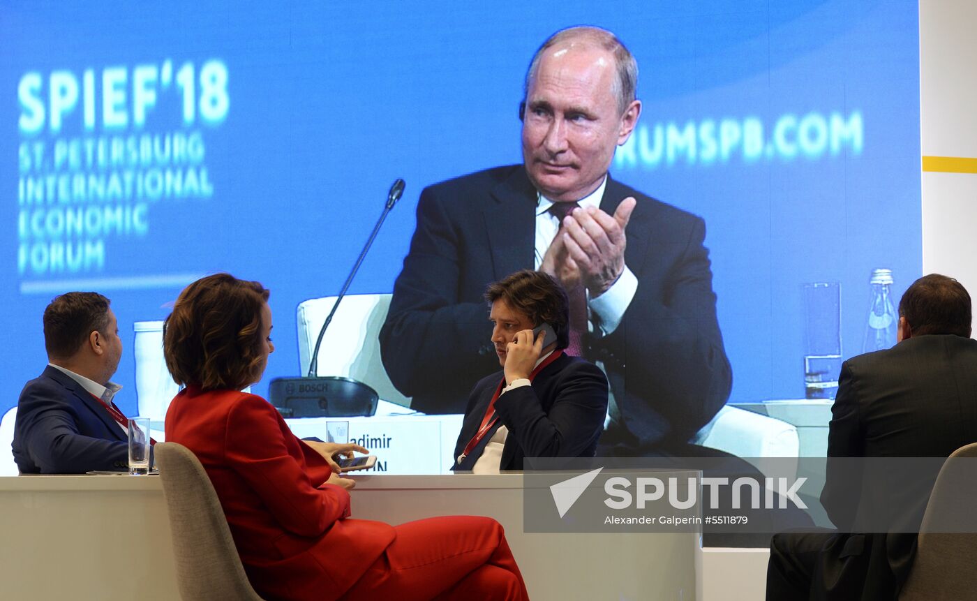 St. Petersburg International Economic Forum. Day two