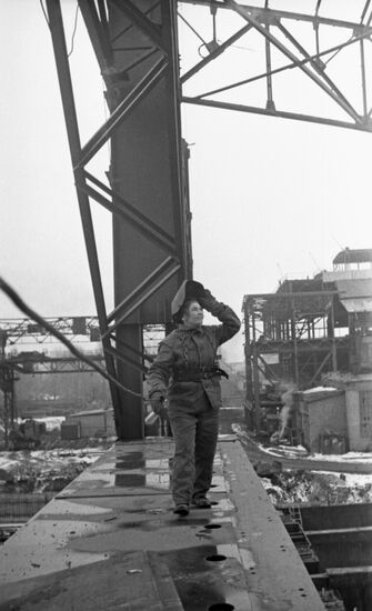 Welder-climber Lidiya Ivanova