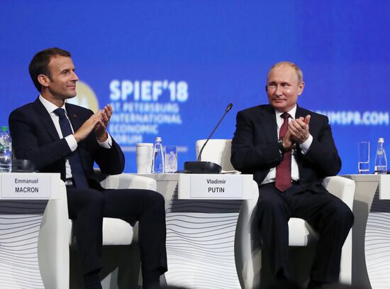 President Putin attends 2018 St. Petersburg International Economic Forum