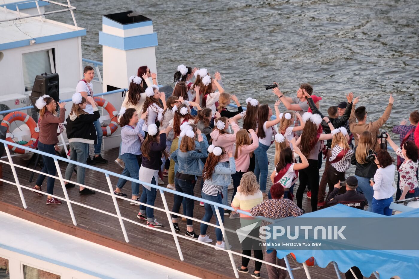 Last Bell celebration in Moscow