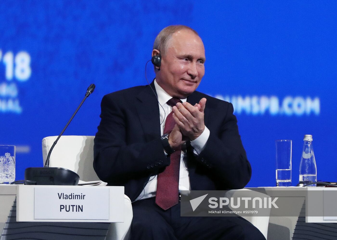 President Putin attends 2018 St. Petersburg International Economic Forum