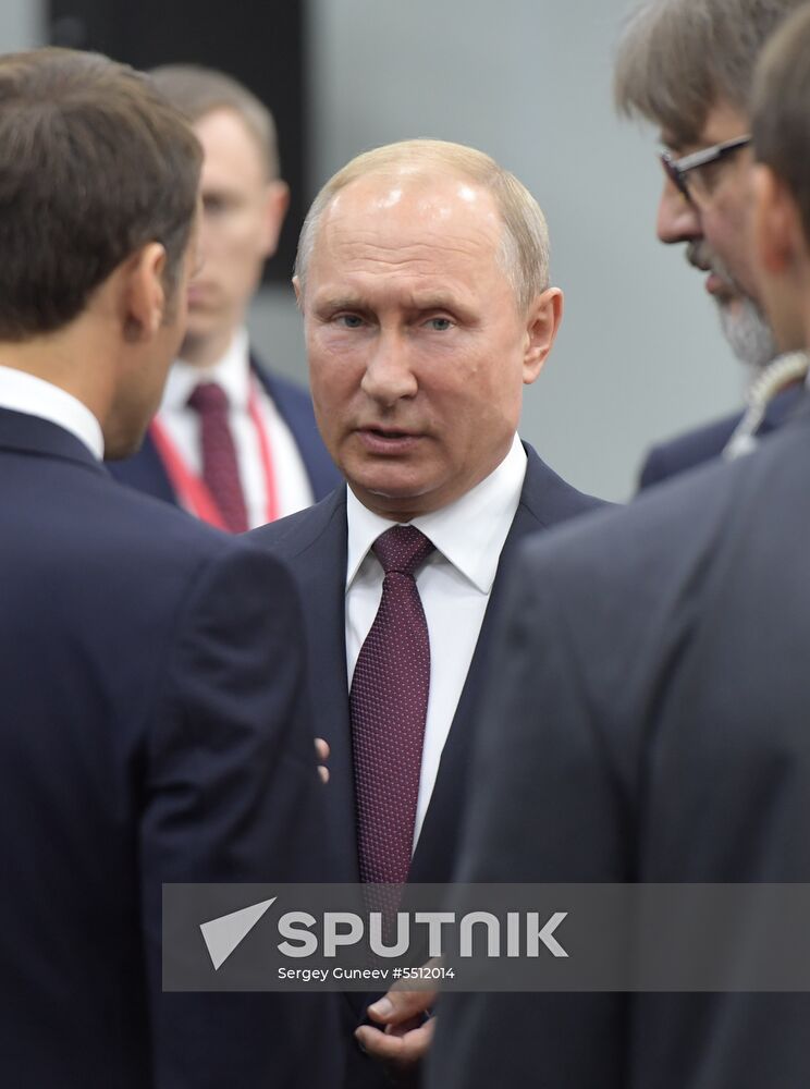 President Putin attends 2018 St. Petersburg International Economic Forum
