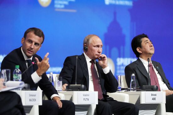 President Putin attends 2018 St. Petersburg International Economic Forum