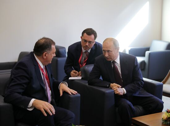 President Putin attends 2018 St. Petersburg International Economic Forum