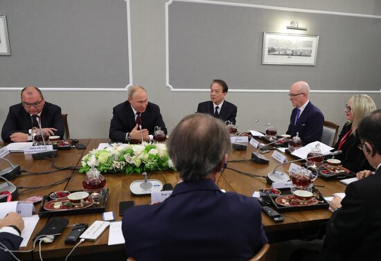 President Putin attends 2018 St. Petersburg International Economic Forum
