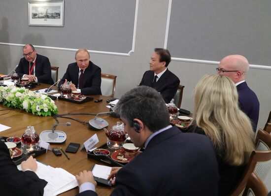 President Putin attends 2018 St. Petersburg International Economic Forum