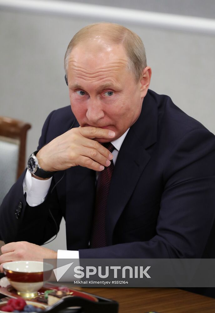President Putin attends 2018 St. Petersburg International Economic Forum