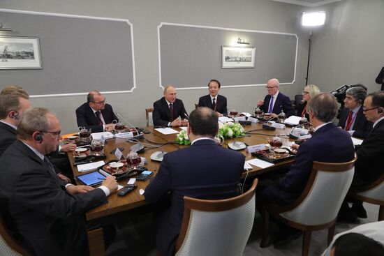 President Putin attends 2018 St. Petersburg International Economic Forum