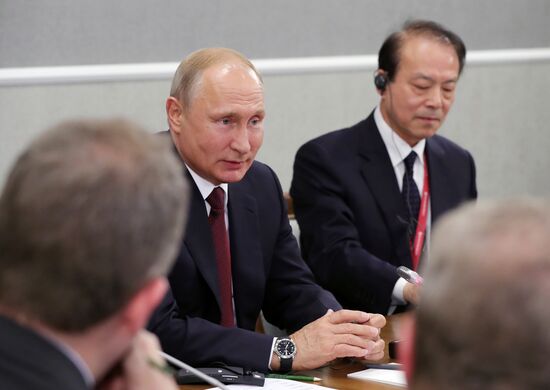 President Putin attends 2018 St. Petersburg International Economic Forum