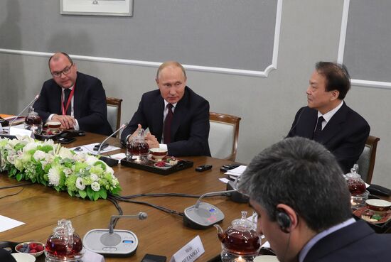 President Putin attends 2018 St. Petersburg International Economic Forum