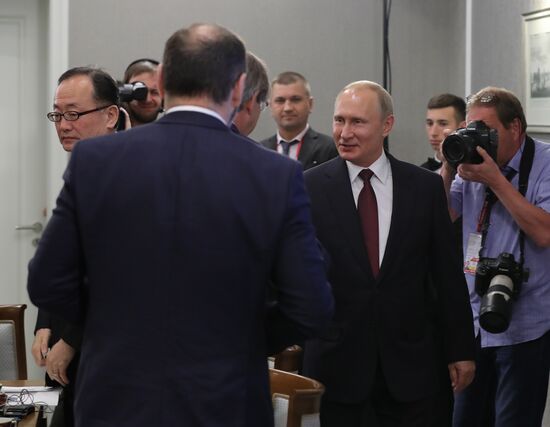 President Putin attends 2018 St. Petersburg International Economic Forum