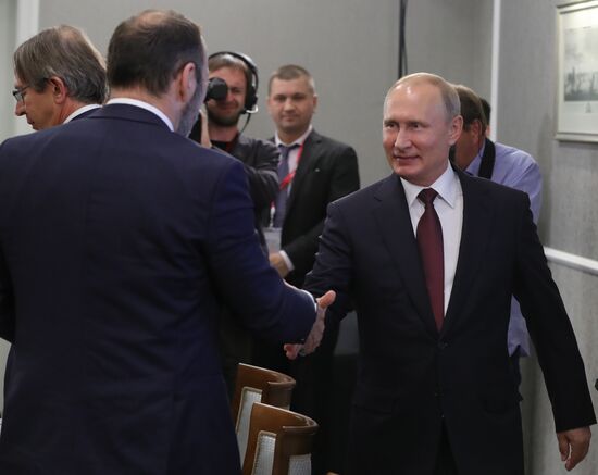 President Putin attends 2018 St. Petersburg International Economic Forum