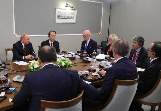 President Putin attends 2018 St. Petersburg International Economic Forum