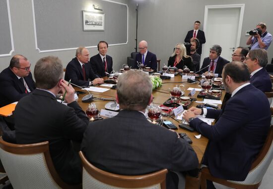 President Putin attends 2018 St. Petersburg International Economic Forum