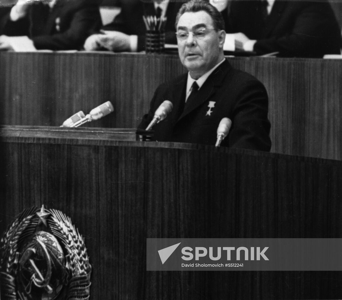 General Secretary of Soviet Communist Part Leonid Brezhnev