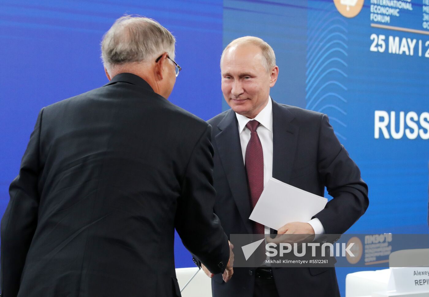 President Putin attends 2018 St. Petersburg International Economic Forum