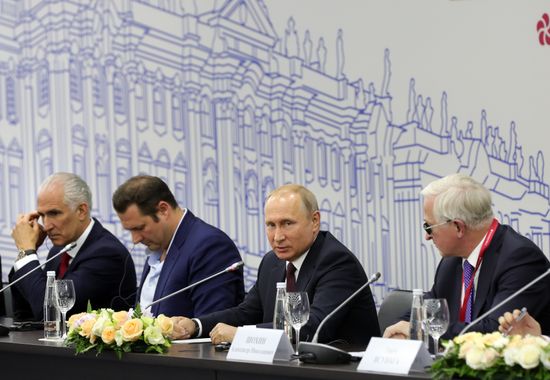 President Putin attends 2018 St. Petersburg International Economic Forum