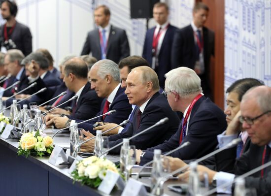 President Putin attends 2018 St. Petersburg International Economic Forum