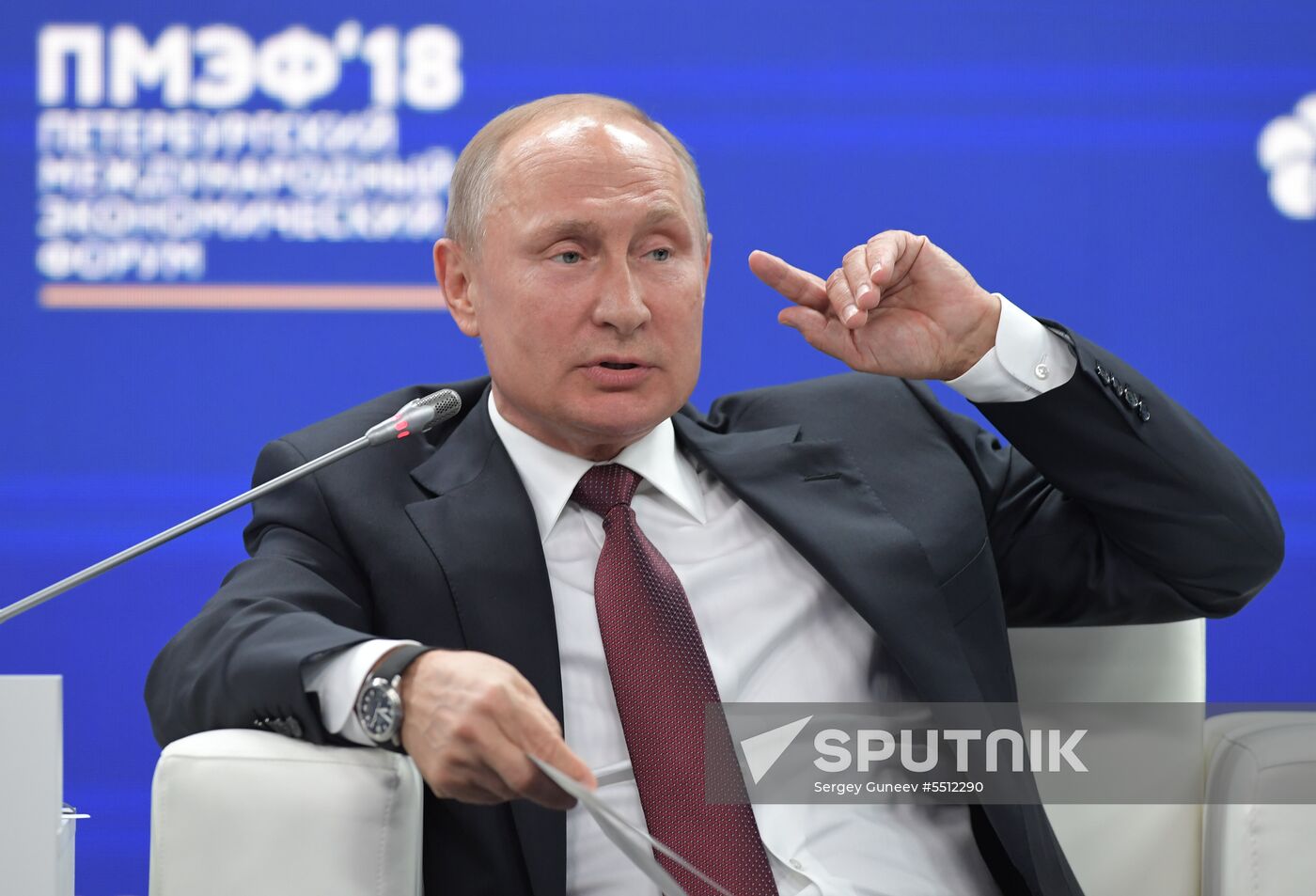 President Putin attends 2018 St. Petersburg International Economic Forum