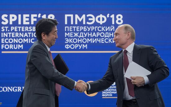 President Putin attends 2018 St. Petersburg International Economic Forum