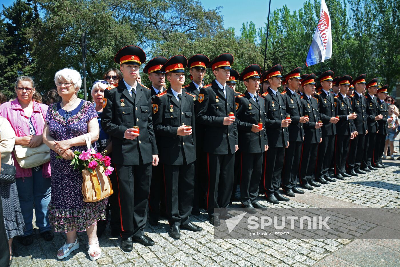 Memorial rally in Donetsk