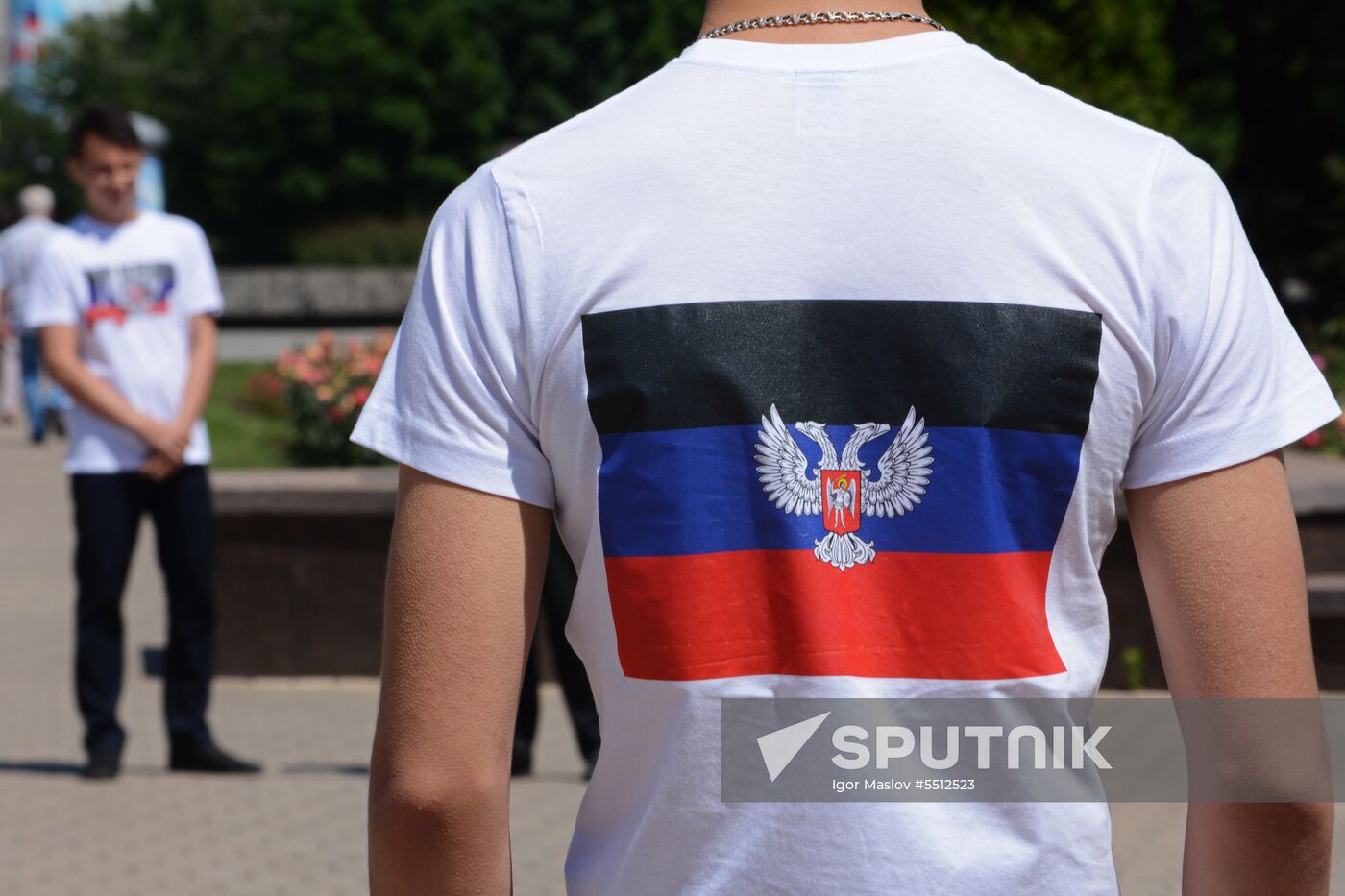 Memorial rally in Donetsk