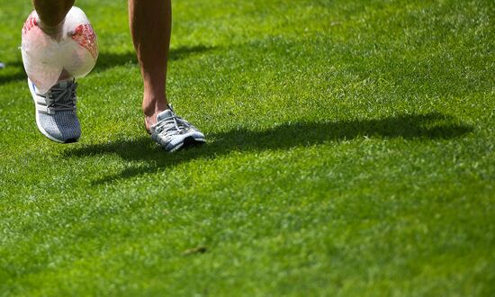 Training session of Russian national football team