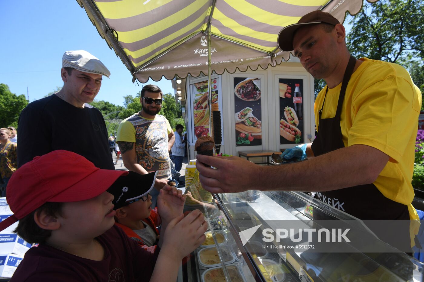 Ice-cream festival in Sokolniki Park