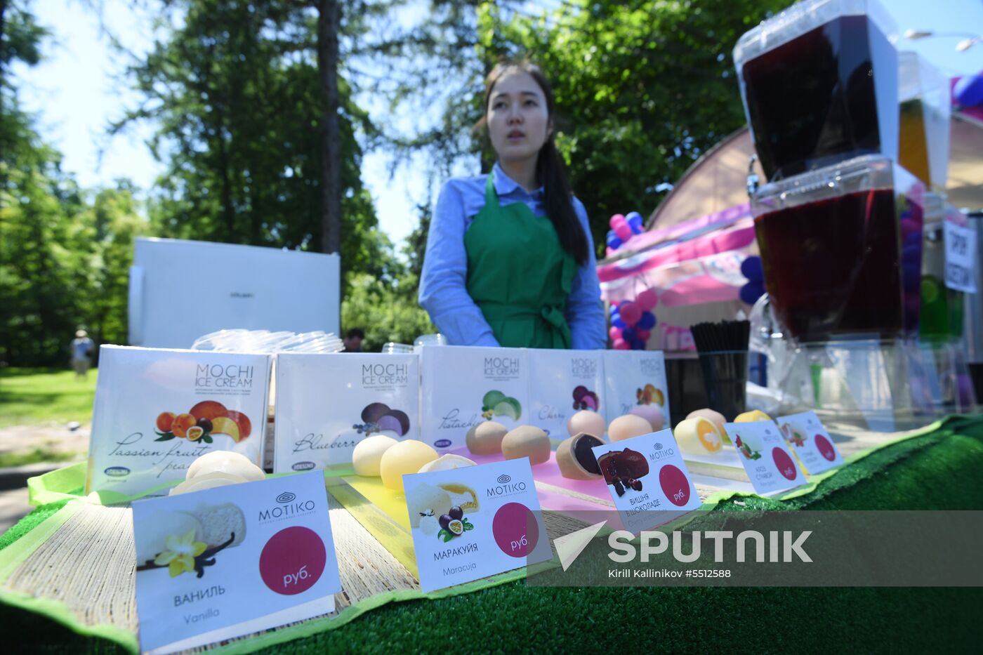 Ice-cream festival in Sokolniki Park