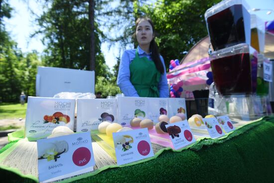 Ice-cream festival in Sokolniki Park