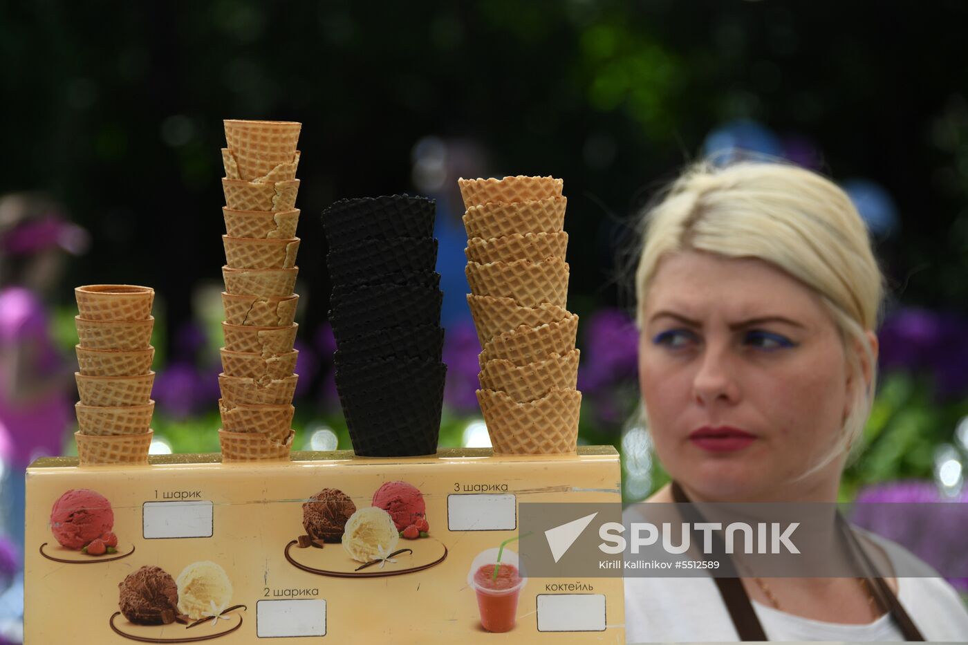 Ice-cream festival in Sokolniki Park