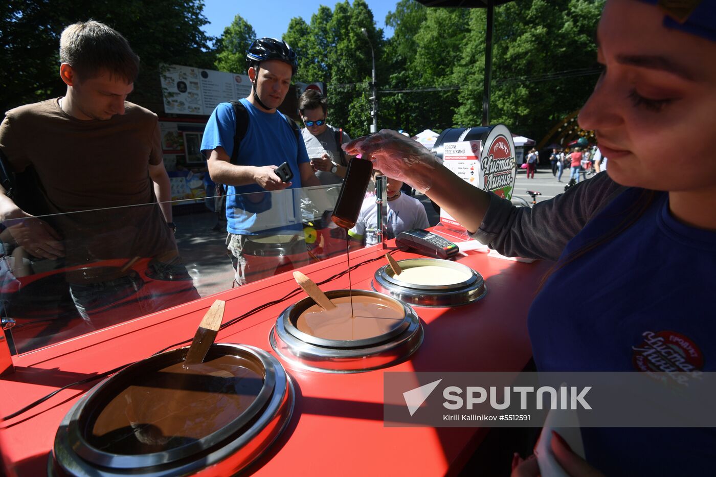 Ice-cream festival in Sokolniki Park