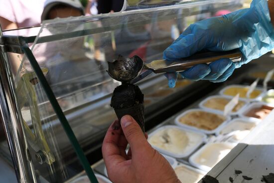 Ice-cream festival in Sokolniki Park