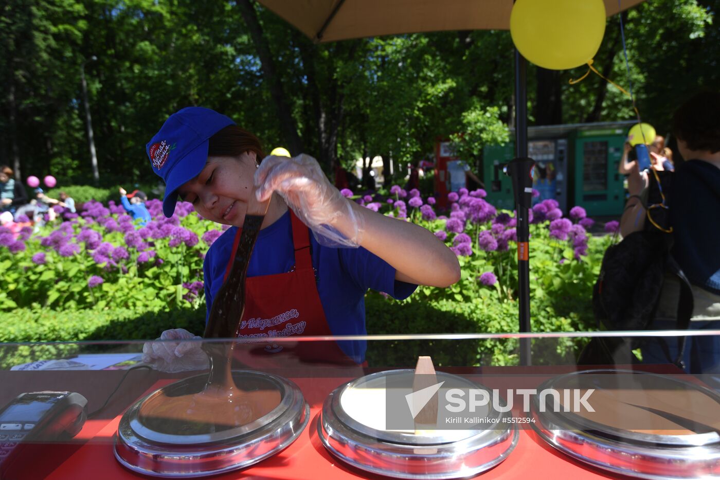 Ice-cream festival in Sokolniki Park